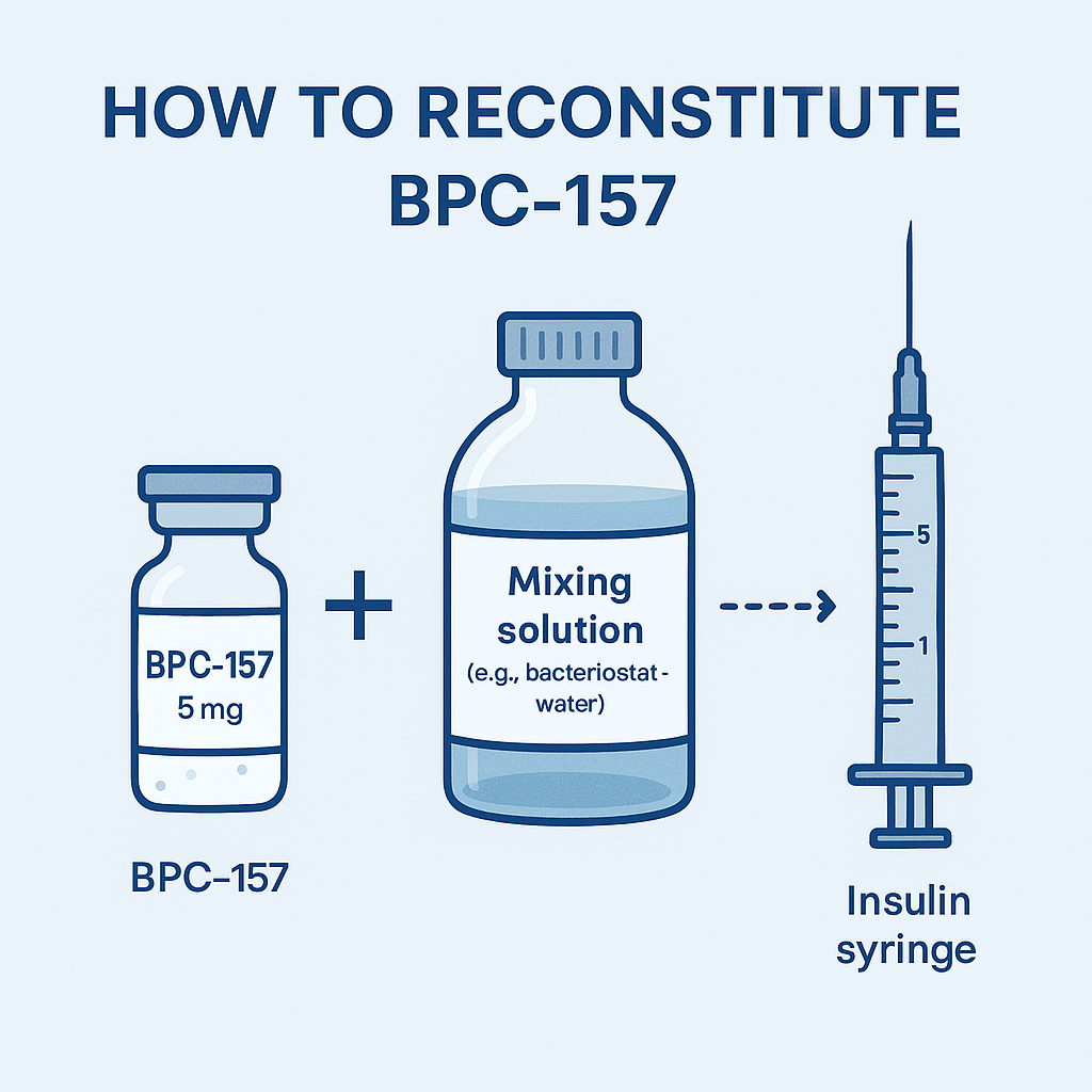 How to Mix BPC‑157 (5mg) for Research: A Clear Step‑by‑Step Guide