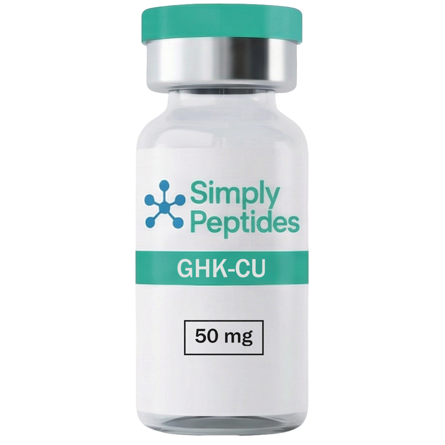GHK-CU 50mg copper peptide lyophilised powder vial – Simply Peptides UK