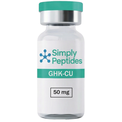 GHK-CU 50mg copper peptide lyophilised powder vial – Simply Peptides UK
