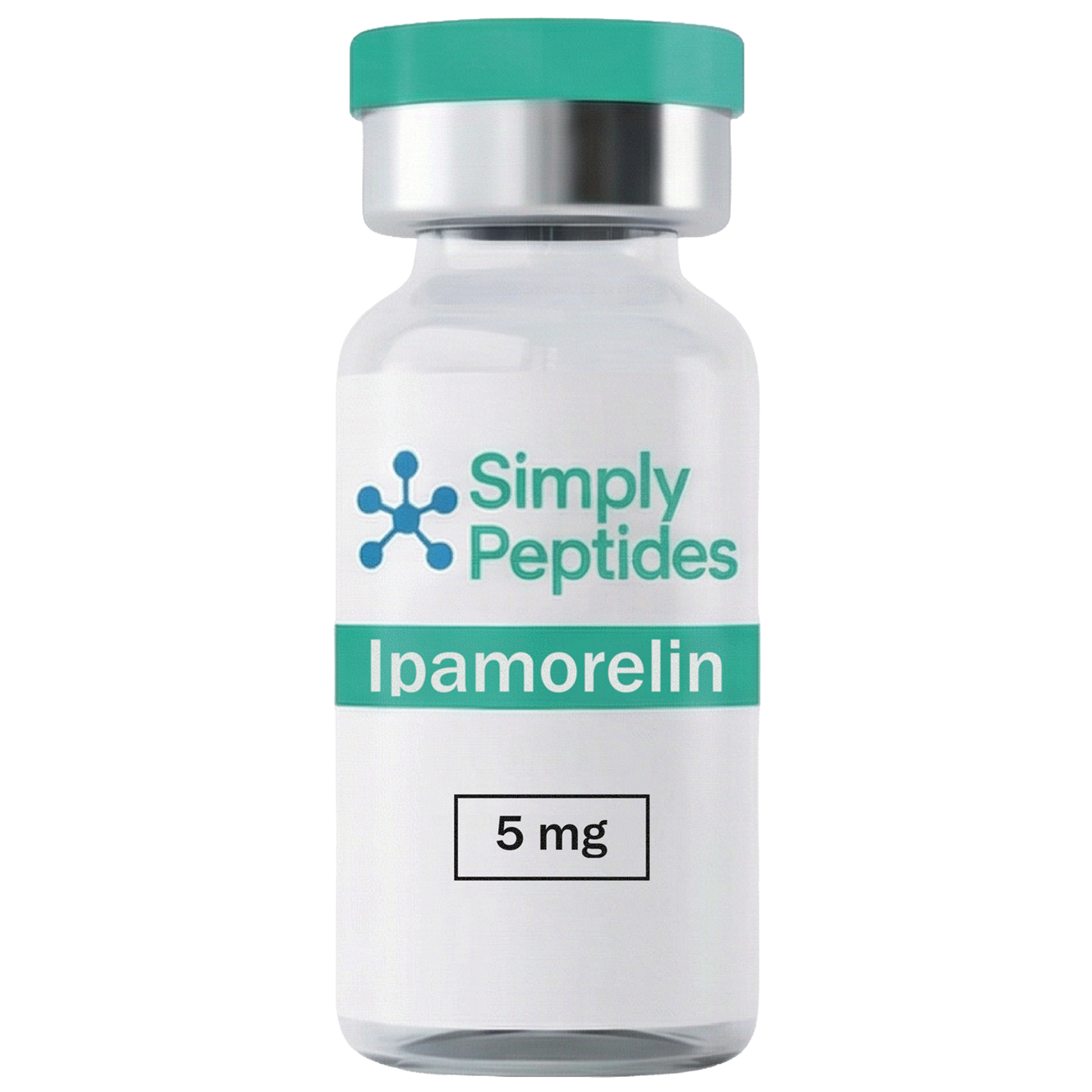 Ipamorelin 5mg lyophilised peptide powder vial – Simply Peptides UK