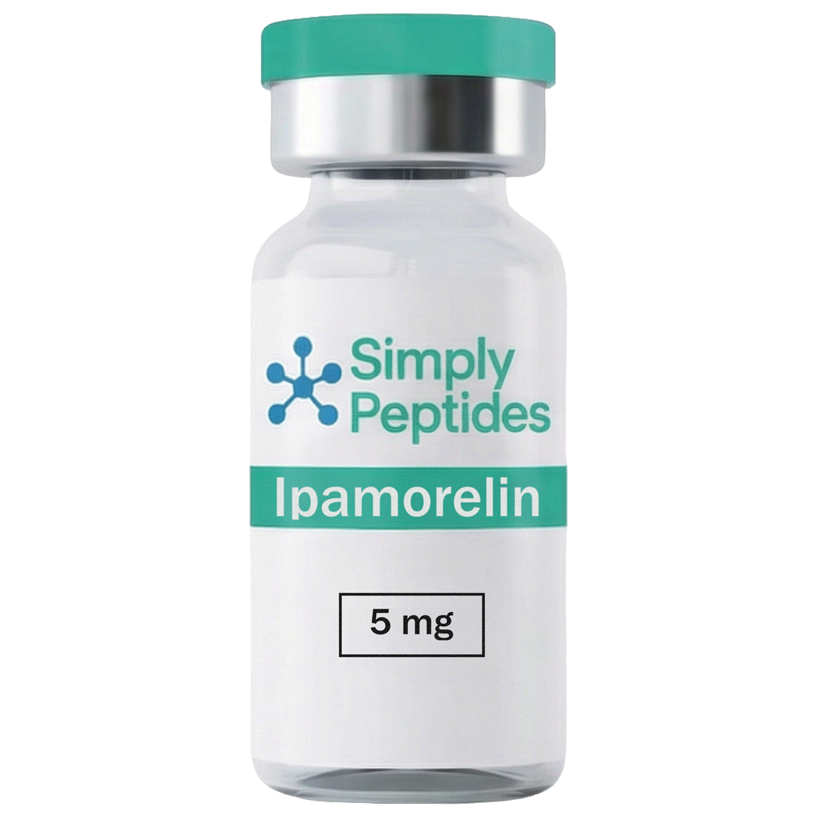 Ipamorelin 5mg lyophilised peptide powder vial – Simply Peptides UK