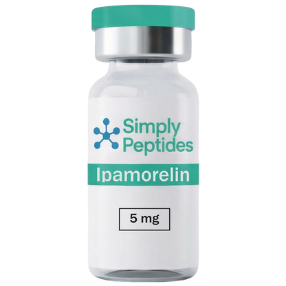 Ipamorelin 5mg lyophilised peptide powder vial – Simply Peptides UK