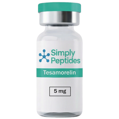Tesamorelin 5mg lyophilised peptide powder vial – Simply Peptides UK